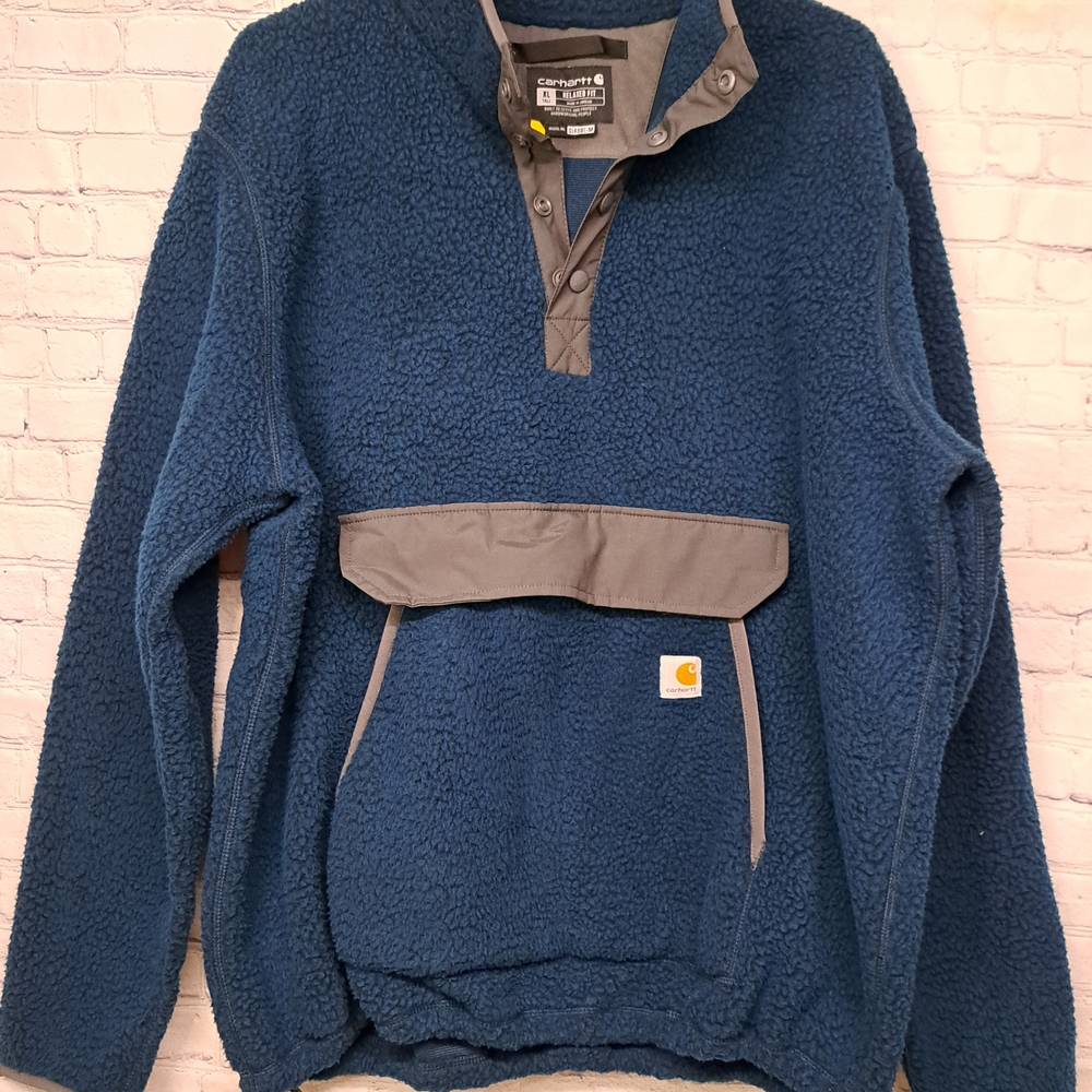 Carhartt Navy Sherpa Pullover